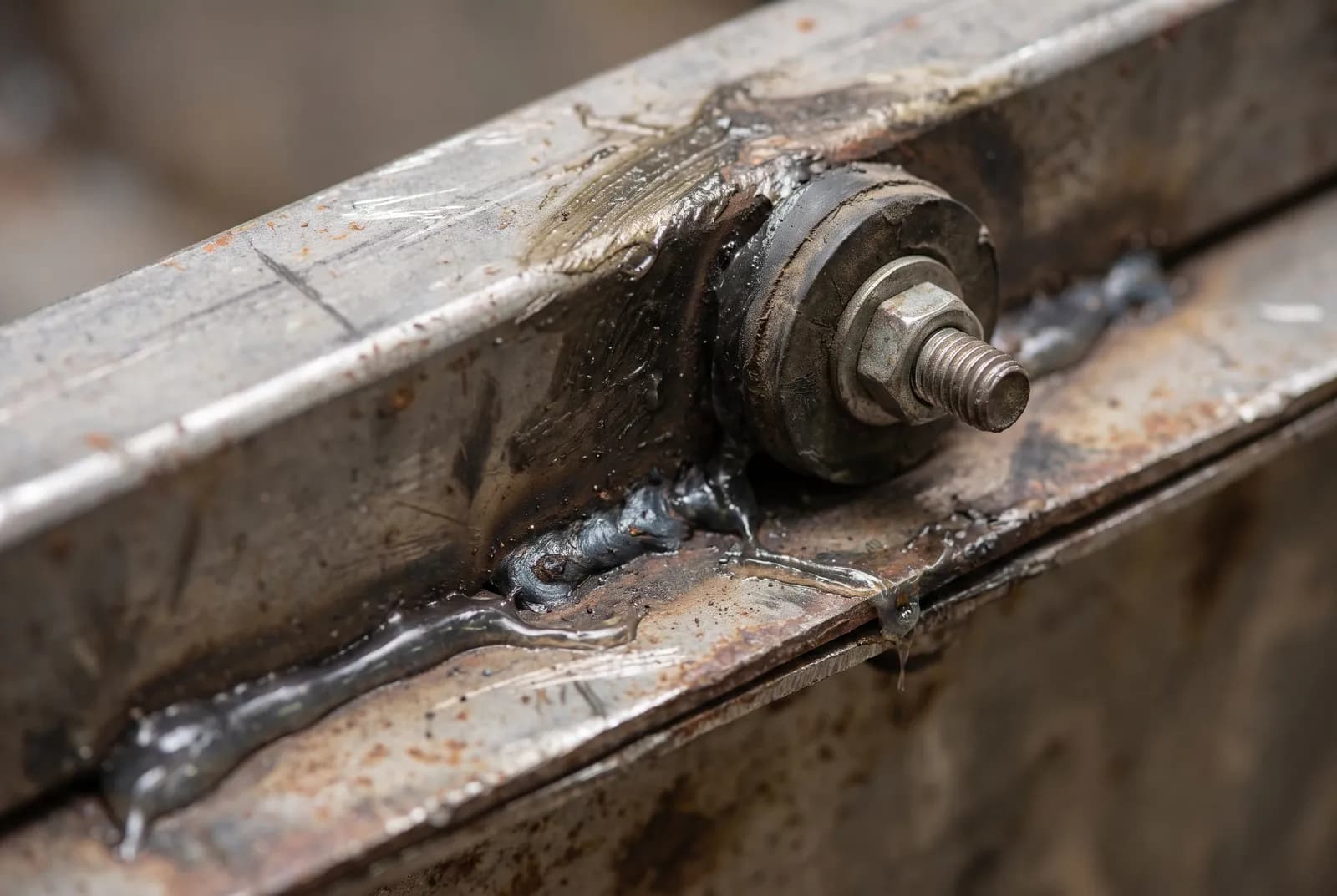 Detail van een Amfibievoertuig Zelfbouw