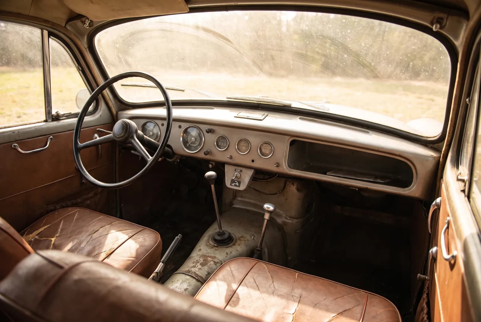 Interieur van een Amfibievoertuig